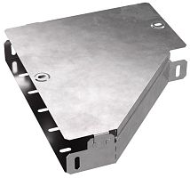 Переходник левый для лотка с крышкой Промрукав Стандарт 300х150х50 картинка